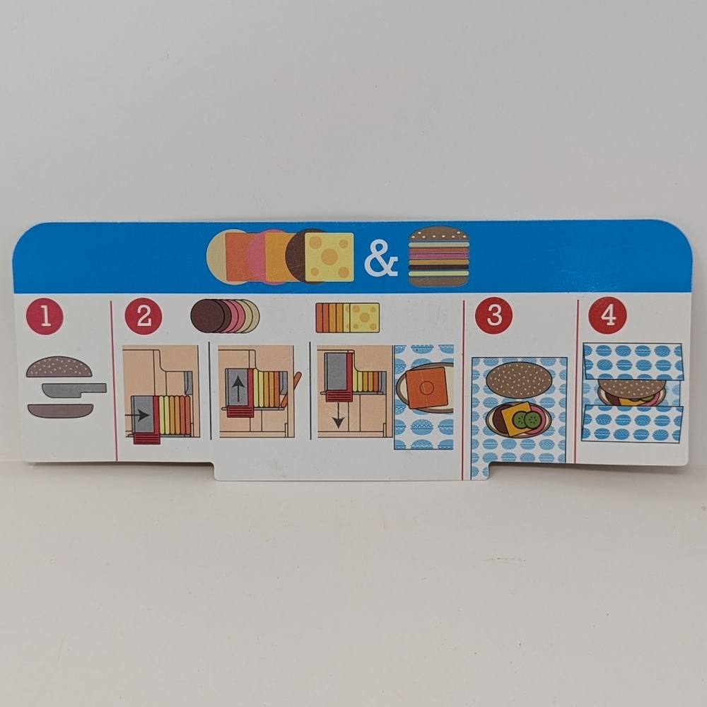 Melissa & Doug Wooden Slice Stack Sandwich Counter Sign Replacement